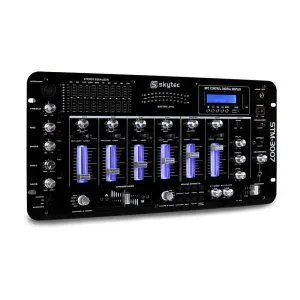 Skytec STM-3007 6-Kanal DJ-Mischpult Bluetooth USB SD MP3