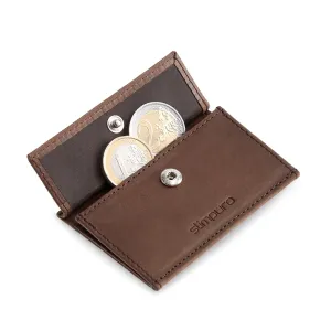 Slimpuro Coin Pocket mit RFID-Schutzkarte für ZNAP Slim Wallets 8 und 12 Druckknopf