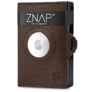 Slimpuro ZNAP Airtag Wallet 12 Karten Münzfach 8,9 x 1,8 x 6,3 cm (BxHxT) RFID-Schutz #274955