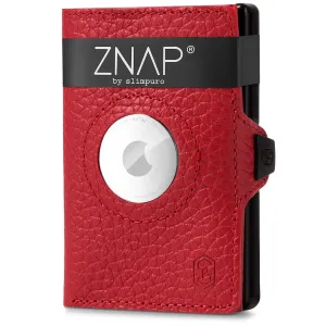 Slimpuro ZNAP Airtag Wallet 12 Karten Münzfach 8,9 x 1,8 x 6,3 cm (BxHxT) RFID-Schutz #780840