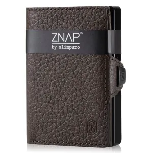 Slimpuro ZNAP Slim Wallet 12 Karten Münzfach 8,9 x 1,8 x 6,3 cm (BxHxT)   RFID-Schutz