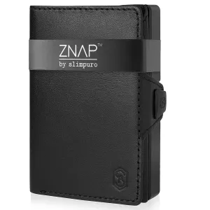 Slimpuro ZNAP Slim Wallet 12 Karten Münzfach 8,9 x 1,8 x 6,3 cm (BxHxT)   RFID-Schutz #273804
