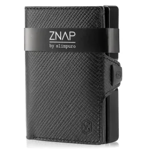 Slimpuro ZNAP Slim Wallet 12 Karten Münzfach 8,9 x 1,8 x 6,3 cm (BxHxT)   RFID-Schutz #768603