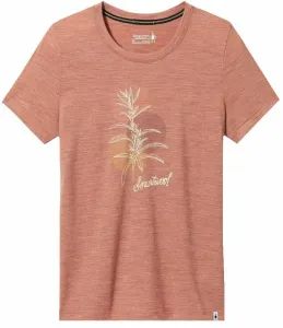 Smartwool Women’s Sage Plant Graphic Short Sleeve Tee Slim Fit Copper Heather L Outdoor T-Shirt