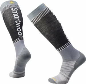 Smartwool Ski Zero Cushion Logo OTC Socks Pewter Blue XL Ski Socken
