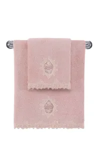 Kleines Handtuch DESTAN 30x50 cm Altrosa / Dusty rose