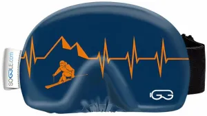 Soggle Goggle Protection Heartbeat Blue/Orange Ski Brillen Tasche