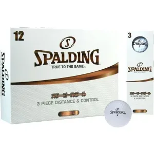 Spalding DISTANCE 3 pc (12 pcs) Golfbälle, weiß, größe