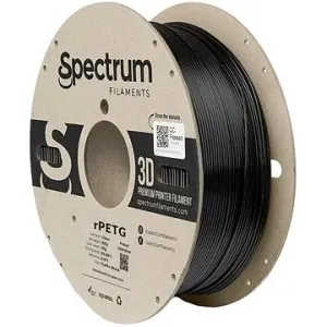 Filament Spectrum rPETG 1.75mm Traffic Black 1Kg