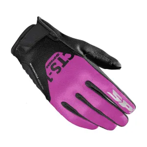 Spidi CTS-1 Lady Schwarz Fucsia Motorcycle Handschuhe Größe M