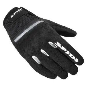 Spidi Flash CE Lady Schwarz Weiß Handschuhe Größe L