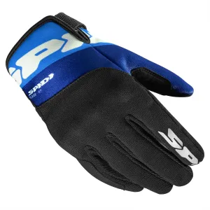 Spidi Flash-KP Gloves White Blue Größe S