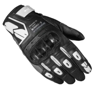 Spidi G-Carbon Lady Schwarz Weiß Handschuhe Größe XL
