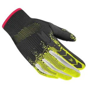 Spidi X-Knit Schwarz Gelb Fluo Handschuhe Größe M