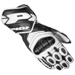Spidi Carbo 7 Schwarz Weiß Handschuhe Größe 2XL