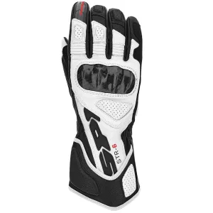 Spidi Str-6 Schwarz Weiß Handschuhe Größe L