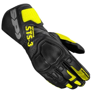 Spidi STS-3 Schwarz Fluo Gelb Handschuhe Größe L