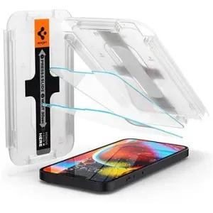 Spigen tR EZ Fit Transparency Sensor Open 2 Pack für iPhone 13 mini