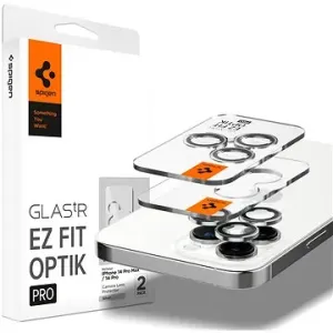 Spigen Glass EZ Fit Optik Pro 2 Pack Silver für iPhone 14 Pro / iPhone 14 Pro Max