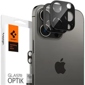 Spigen tR Optik Schutzglas Schwarz für iPhone 14 Pro/iPhone 14 Pro Max/15 Pro/15 Pro Max - 2er Pack
