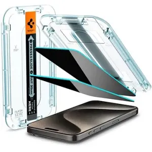 Spigen Glass tR EZ Fit HD Privacy 1 Pack iPhone 15 Pro Max