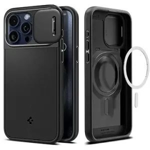Spigen Optik Armor MagSafe Black iPhone 15 Pro
