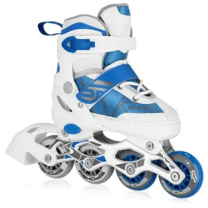 Rollerskates Spokey TONY weiß und blau