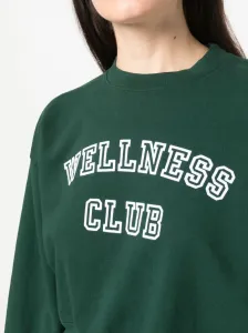 SPORTY & RICH - Wellness Club Cropped Cotton Sweatshirt #1407403