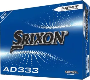 Srixon AD333 2022 12 Pure White Balls #1028706