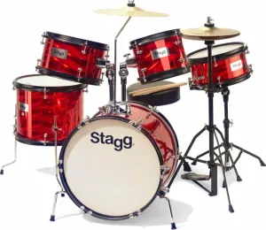 Stagg TIM JR 5/16B RD Kinder Schlagzeug Rot #1474742