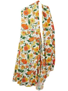 STELLA MCCARTNEY - Floral Print One-shoulder Long Dress #1501742
