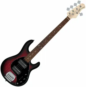 Sterling by MusicMan RAY 5 HH Red Ruby Burst Satin