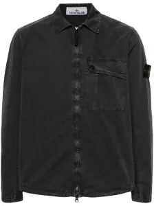 STONE ISLAND - Cotton Shirt Jacket