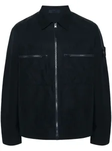 STONE ISLAND - Cotton Zipped Jacket