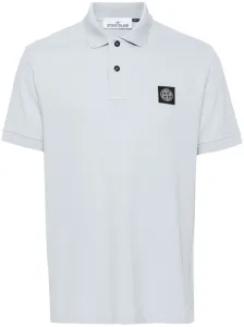 STONE ISLAND - Cotton Polo Shirt With Logo #1517545
