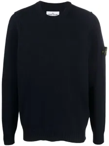 STONE ISLAND - Wool Pullover With Logo #1344903