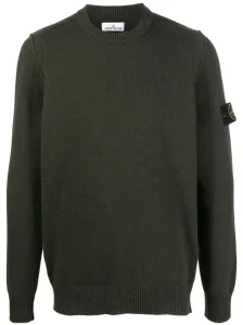 STONE ISLAND - Wool Pullover With Logo #1344938