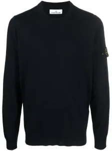 STONE ISLAND - Wool Pullover With Logo #1345137