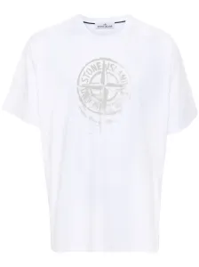 STONE ISLAND - Cotton T-shirt With Logo #1514000