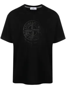 STONE ISLAND - Cotton T-shirt With Logo