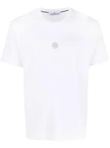 STONE ISLAND - Logo Cotton T-shirt #1017657