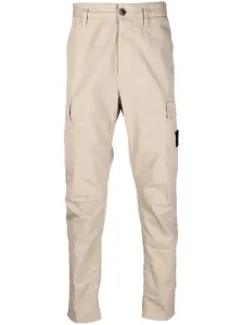 STONE ISLAND - Logoed Trousers