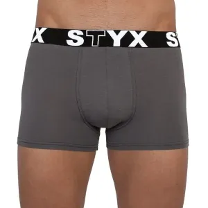 Styx MEN'S BOXERS SPORTS RUBBER Boxershorts, dunkelgrau, größe