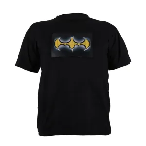 Summary T-Shirt LED 2-Farben Batman Design Größe XL