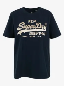 SuperDry Boho Sparkle T-Shirt Blau