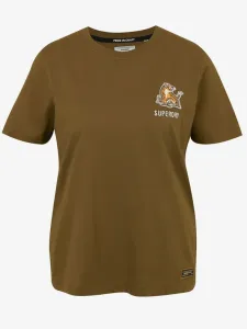 SuperDry Military Narrative T-Shirt Braun #551258
