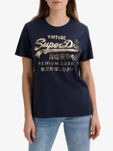 SuperDry T-Shirt Blau