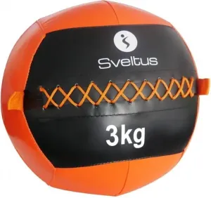 SVELTUS WALL BALL 3 KG Medizinball, orange, größe