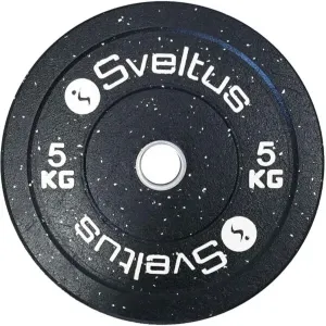 SVELTUS OLYMPIC DISC BUMPER 5 kg x 50 mm Gewichtsscheibe, schwarz, größe