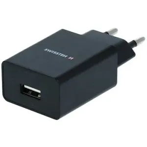 Swissten Netzadapter Smart IC 1 x USB 1A Strom- + Datenkabel USB / microUSB - 1,2 m - schwarz